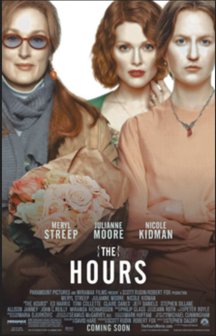 Image via Wikipedia https://en.wikipedia.org/wiki/The_Hours_(film)#/media/File:The_Hours_poster.jpg